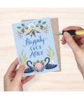Greeting Card | Ever After Swans